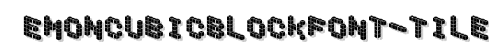 DemonCubicBlockFont%20Tile font