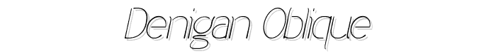 Denigan%20Oblique font