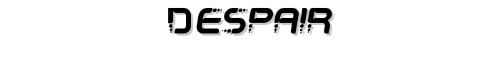 Despair font