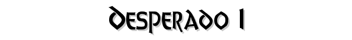 Desperado%201 font