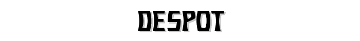 Despot font