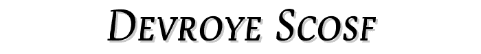 Devroye%20SCOSF font