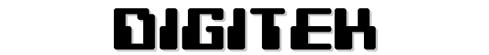 Digitek font