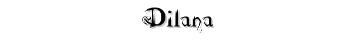 Dilana font