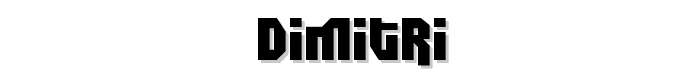 Dimitri font