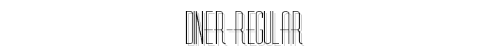 Diner-Regular font