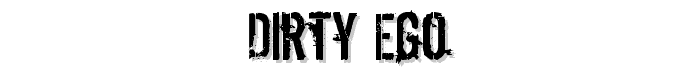 Dirty%20Ego font