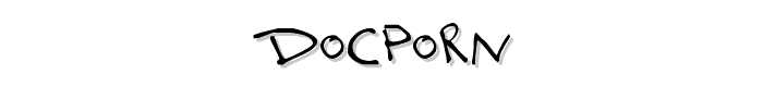 Docporn font