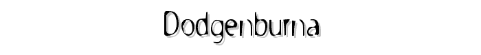 DodgenburnA font