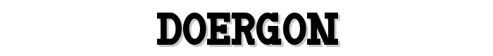 Doergon font