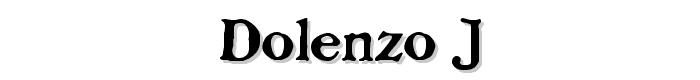 Dolenzo%20J font