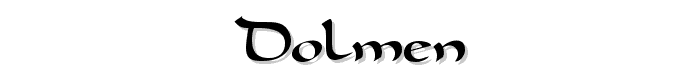 Dolmen font