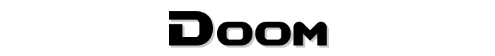 DooM font