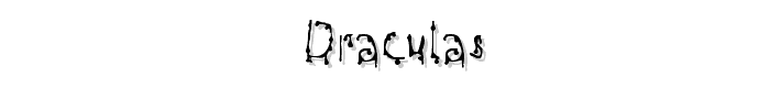 Draculas font