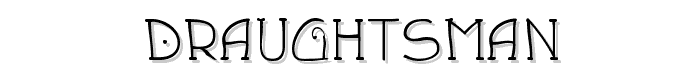 Draughtsman font