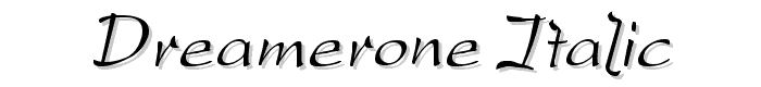 DreamerOne%20Italic font