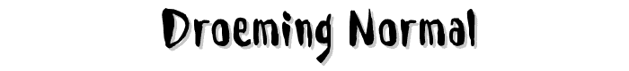 Droeming%20Normal font