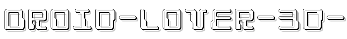 Droid%20Lover%203D%20Expanded font