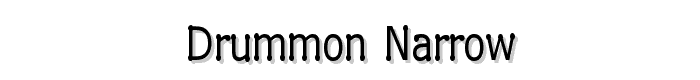 Drummon%20Narrow font