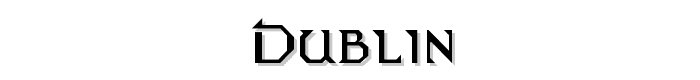 Dublin font