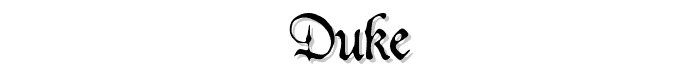 Duke font