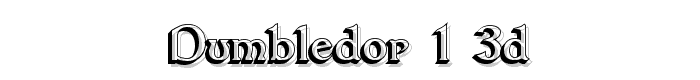 Dumbledor%201%203D font