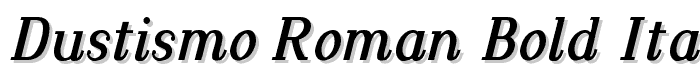 Dustismo%20Roman%20Bold%20Italic font