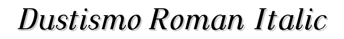 Dustismo%20Roman%20Italic font