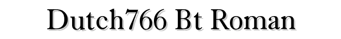 Dutch766%20BT%20Roman font