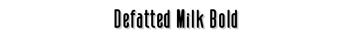 defatted%20milk%20Bold font