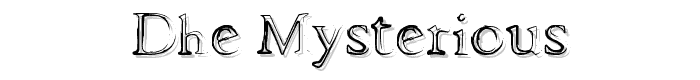 dhe%20mysterious font