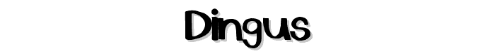 dingus font