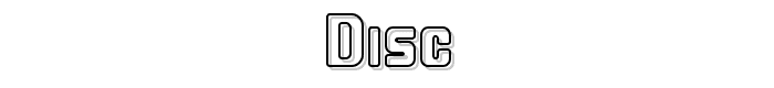 disc font