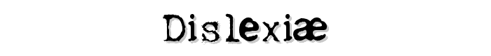 dislexi%C3%A6 font