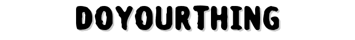 doyourthing font