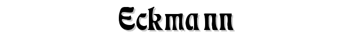 Eckmann font