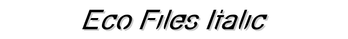 Eco-Files%20Italic font