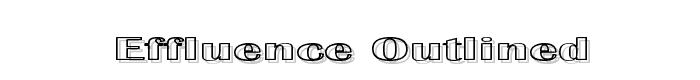 Effluence%20Outlined font