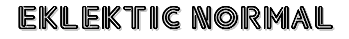 Eklektic-Normal font