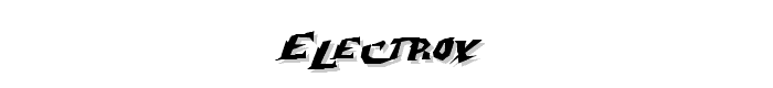 Electrox%20 font