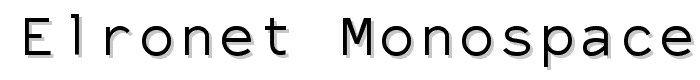 ElroNet%20Monospace font