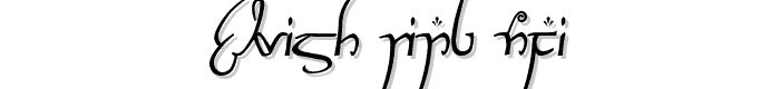 Elvish%20Ring%20NFI font