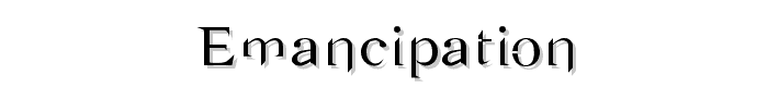 Emancipation font