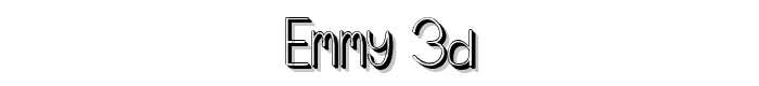 Emmy%203D font