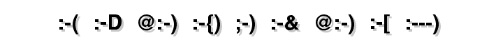 Emoticons font