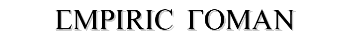 Empiric%20Roman font