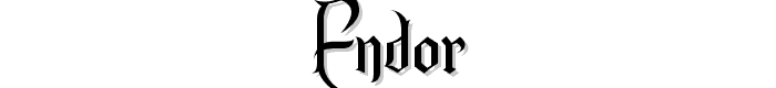 Endor font