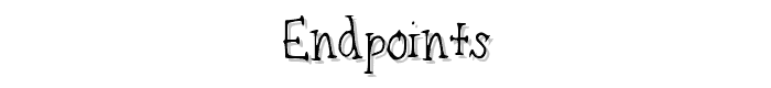 Endpoints font