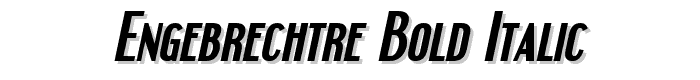 Engebrechtre%20Bold%20Italic font