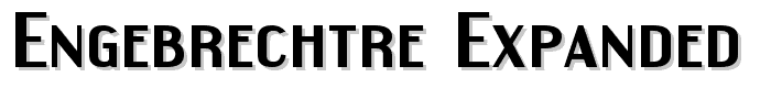 Engebrechtre%20Expanded%20Bold font